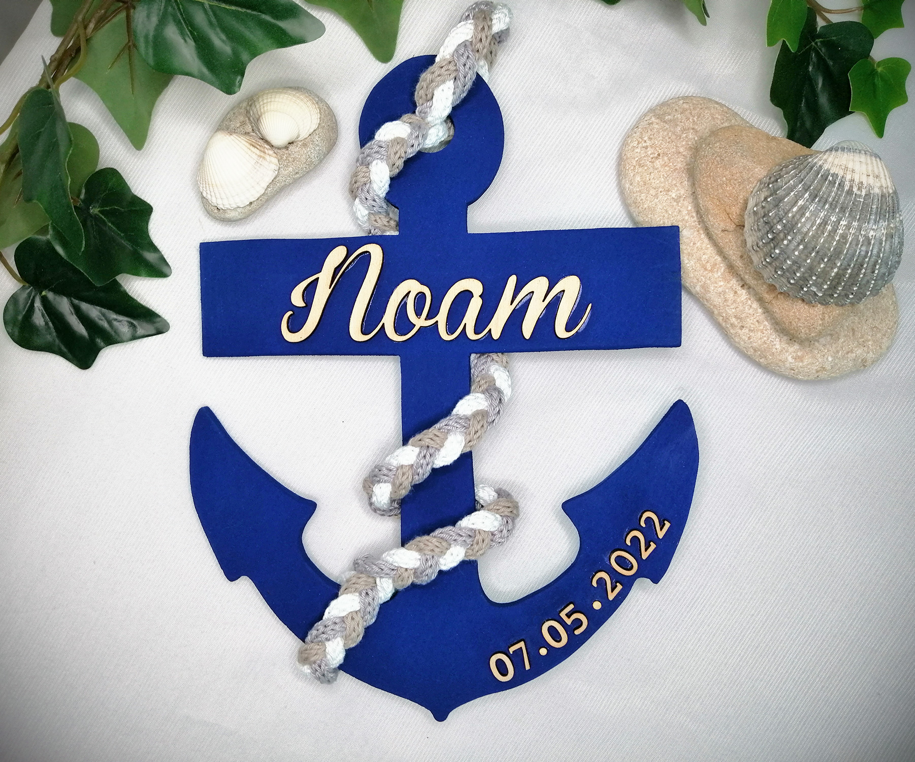 Ancre marine en bois Noam