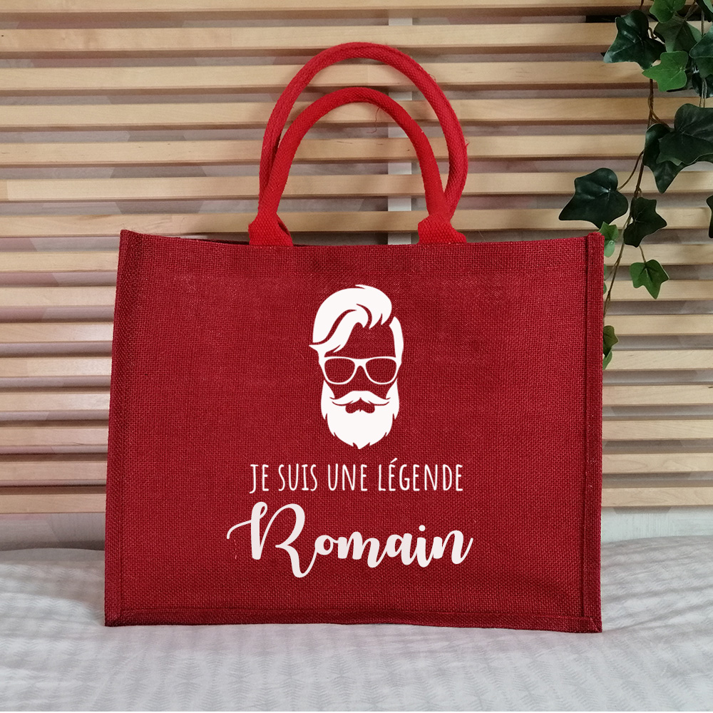 Sac en jute Je suis une légende