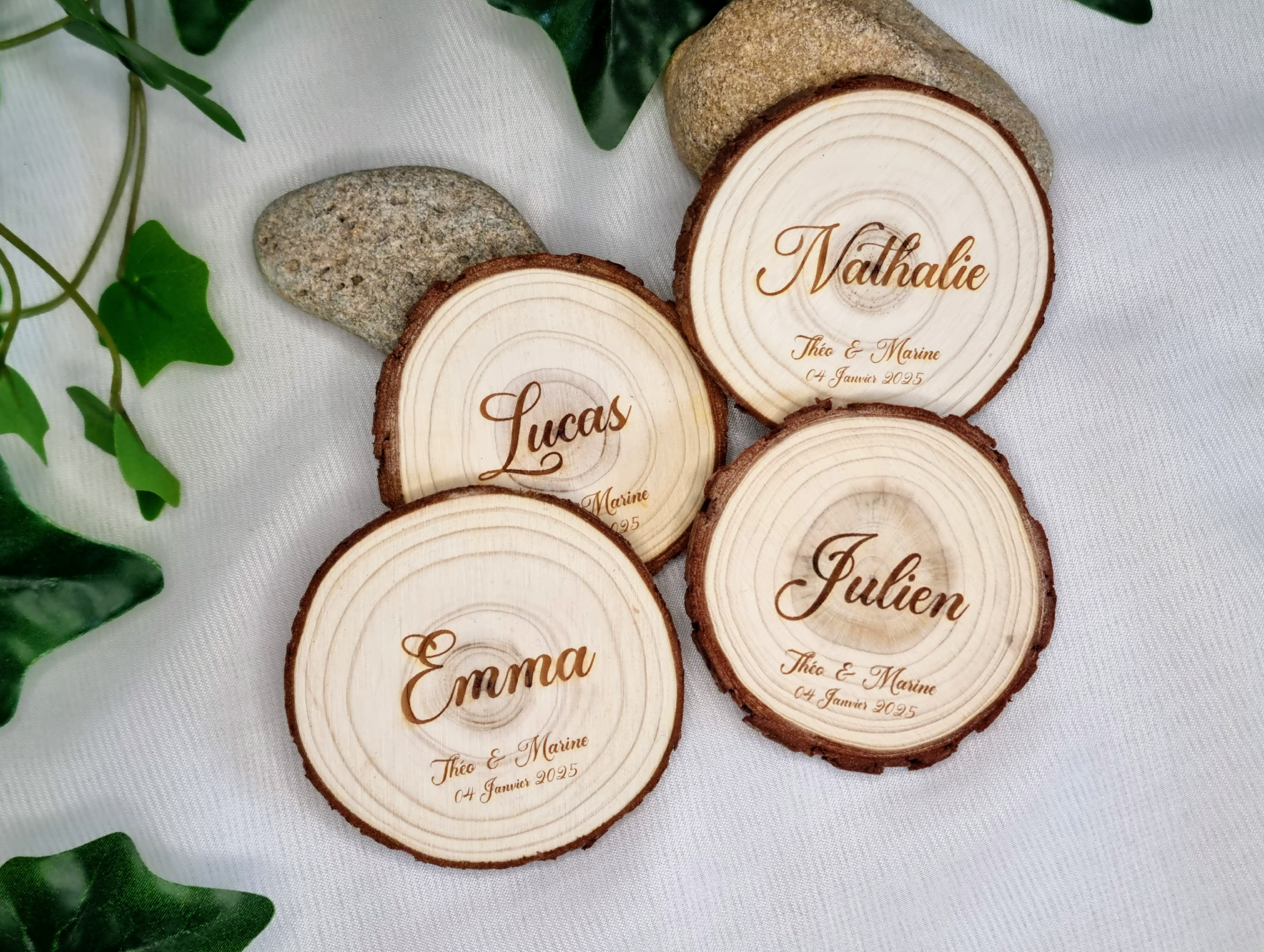 marque-place-rondin-bois-mariage