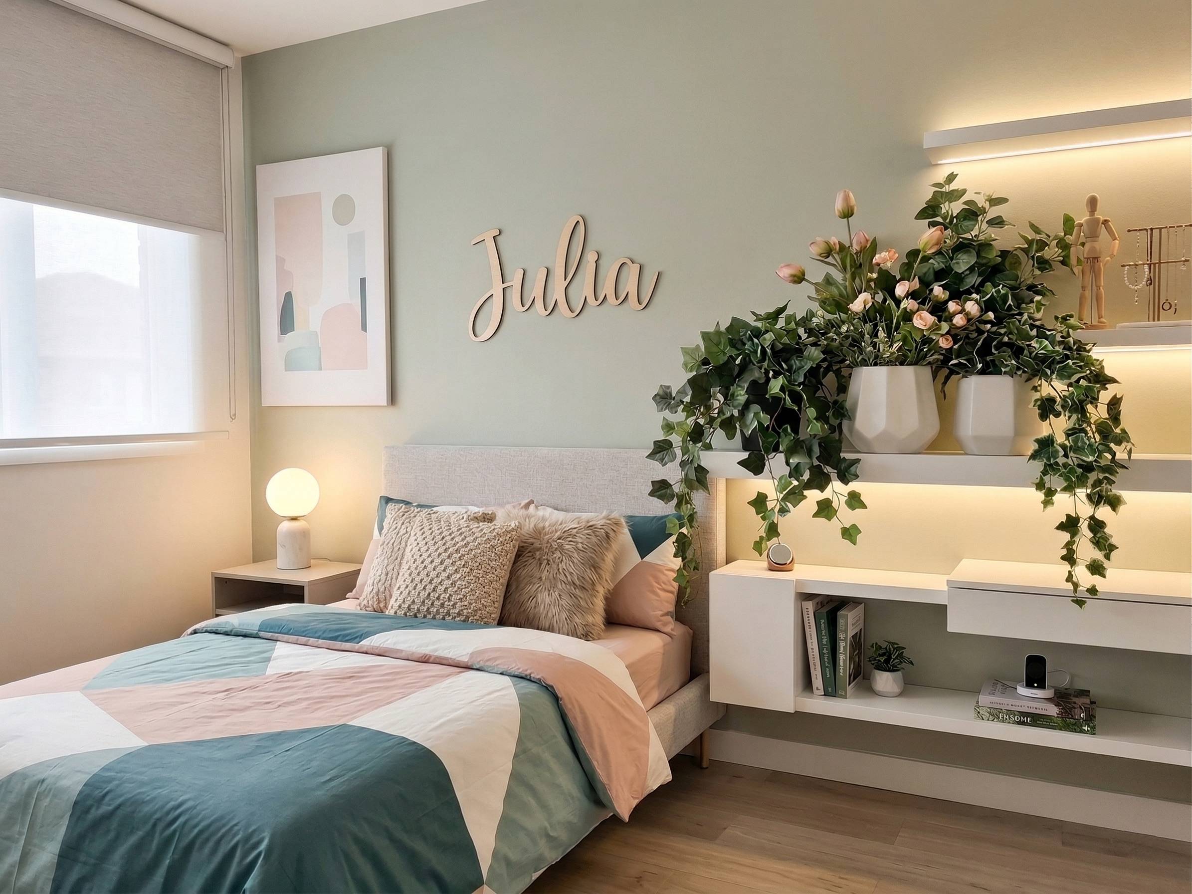 Prénom en bois personnalisé Julia